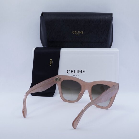 Final Price! Celine CL4004IN 74F Milky Pink/Brown Sunglasses